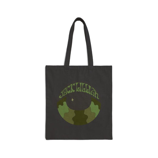 "Eye" Cotton Canvas Tote Bag - Forest
